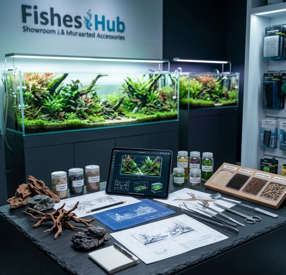 New aquarium setup by Fishes Hub
