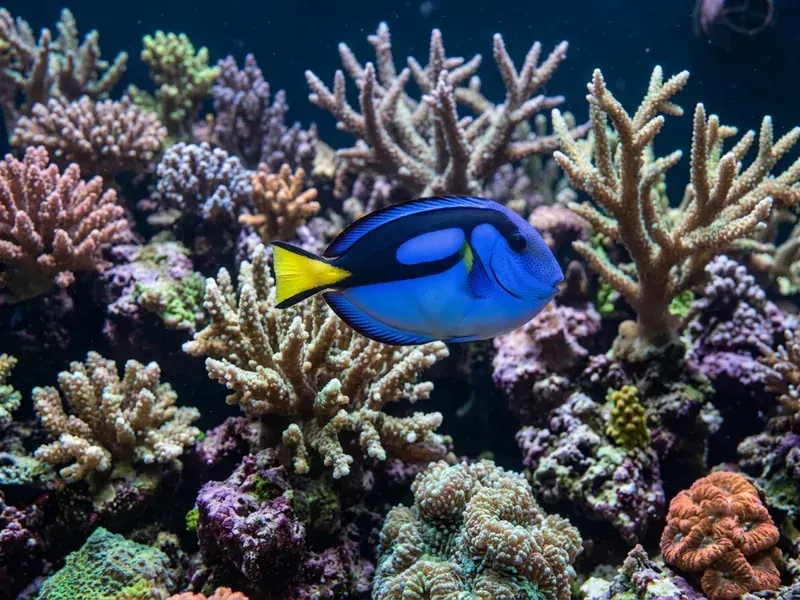 Blue Tang aquarium fish