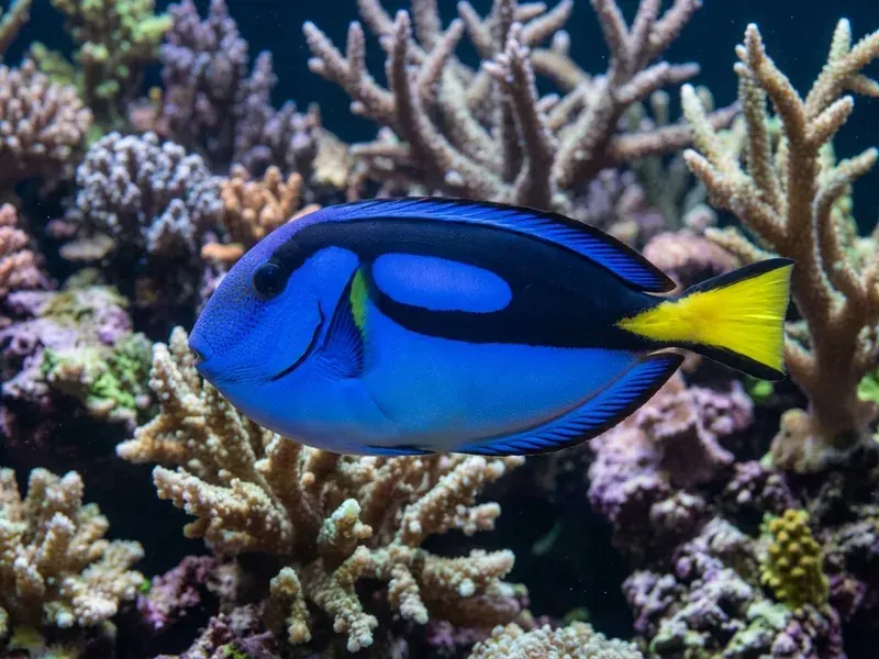 Blue Tang aquarium fish