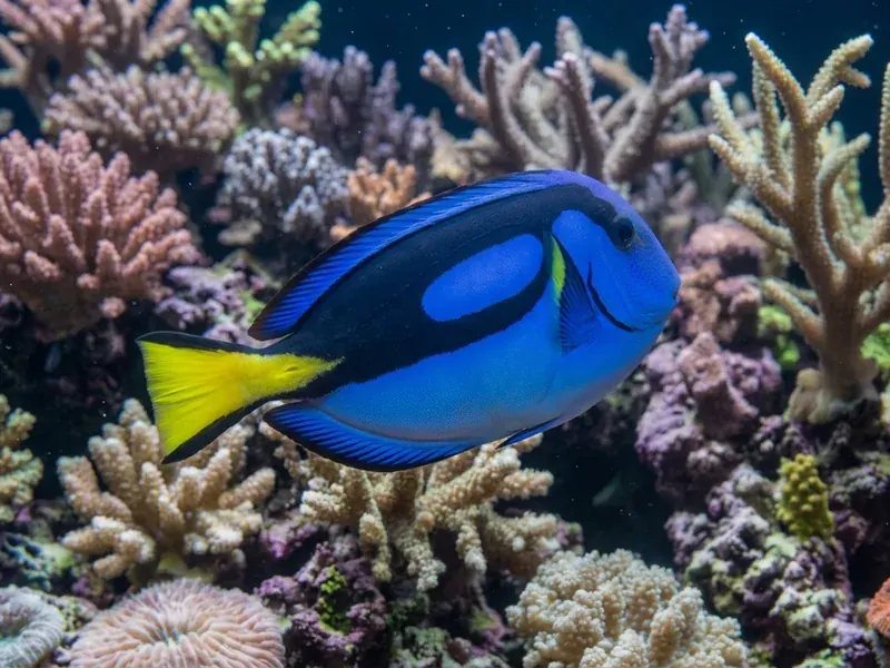 Blue Tang aquarium fish