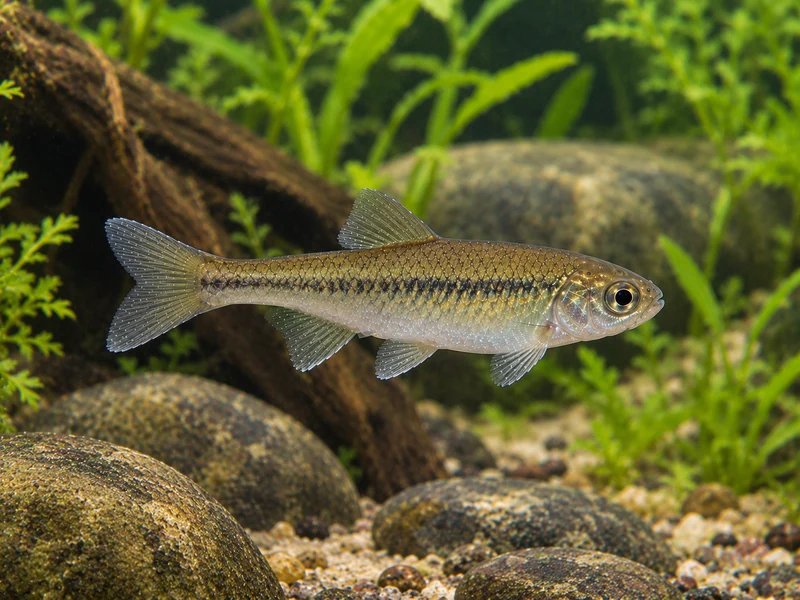 Fathead Minnow — aquarium view 1