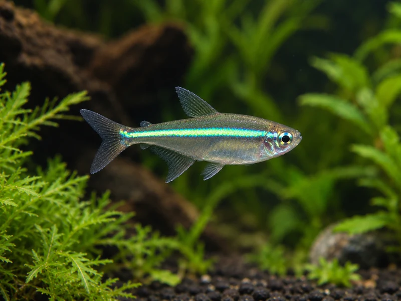 Green Neon Tetra — aquarium view 1