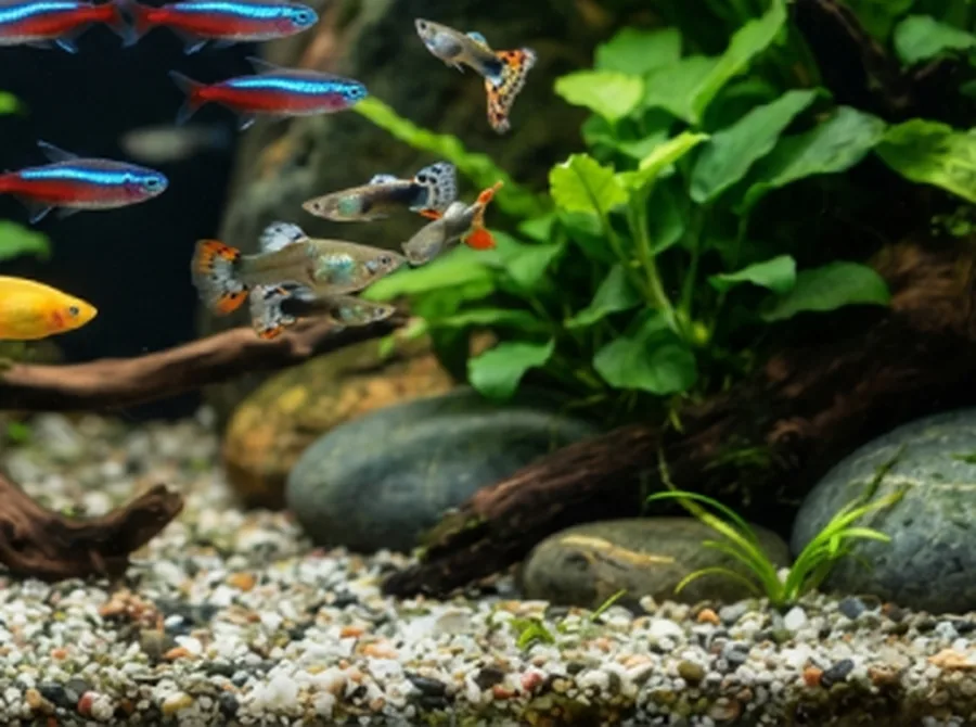 Molly Fish in an aquarium