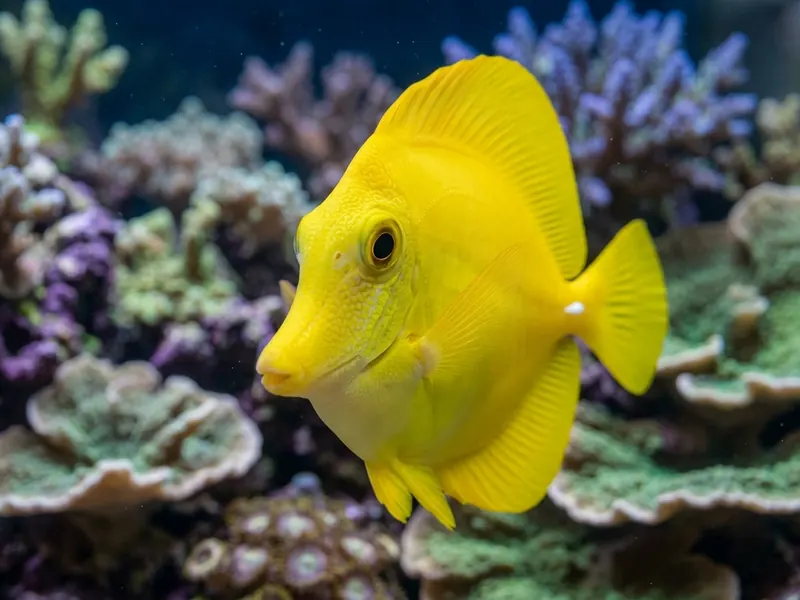 Yellow Tang aquarium fish — image 5
